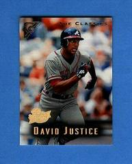 David Justice #59 Baseball Cards 1996 Topps Gallery Prices