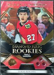 Lukas Reichel [Relics Ruby ] #BDR-LR Hockey Cards 2022 Upper Deck Black Diamond Prices