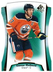 Connor McDavid [Green] Hockey Cards 2021 SP Authentic Die Cuts Prices