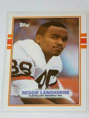 Reggie Langhorne #144 Football Cards 1989 Topps Prices