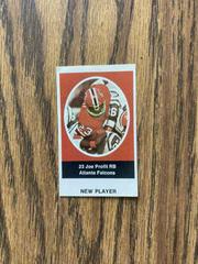 Joe Profit Football Cards 1972 Sunoco Stamps Update Prices
