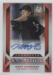 Matt Andriese [Signature] Baseball Cards 2013 Panini Elite Extra Edition Prices