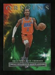 Shai Gilgeous Alexander [Green] #34 Basketball Cards 2022 Panini Origins Prices
