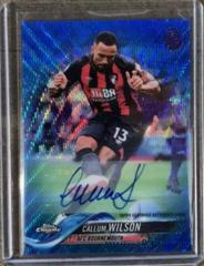 Callum Wilson [Autograph Blue Wave Refractor] Soccer Cards 2018 Topps Chrome Premier League Prices