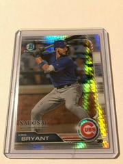 Kris Bryant #BNR-KB Baseball Cards 2019 Bowman Chrome National Convention Prices