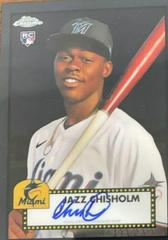 Jazz Chisholm [Refractor] #CBA-JCH Baseball Cards 2021 Topps Chrome Black Autographs Prices