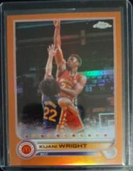 Kijani Wright [Orange] #24 Basketball Cards 2022 Topps Chrome McDonald's All-American Prices
