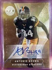 Antonio Brown [Autograph Platinum Gold] #11 Football Cards 2012 Panini Totally Certified Prices