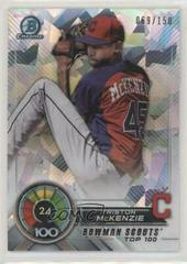 Triston McKenzie [Atomic] Baseball Cards 2018 Bowman Scouts' Top 100 Prices