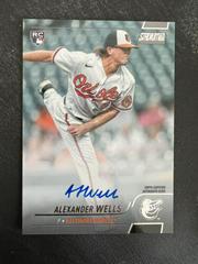 Alexander Wells Baseball Cards 2022 Stadium Club Autographs Prices