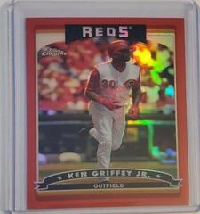 Ken Griffey Jr. [Red Refractor] #221 Baseball Cards 2006 Topps Chrome Prices