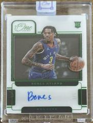 Bones Hyland [Green] #RA-BHY Basketball Cards 2021 Panini One and One Rookie Autographs Prices