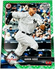 Aaron Judge [Green Festive] Baseball Cards 2018 Topps Holiday Bowman Prices