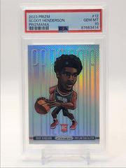 Scoot Henderson #12 Basketball Cards 2023 Panini Prizm Prizmania Prices