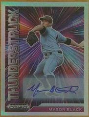 Mason Black [Autograph Silver Prizm] #T-MB Baseball Cards 2021 Panini Prizm Draft Picks Thunderstruck Prices
