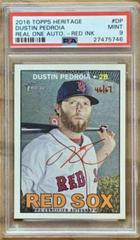Dustin Pedroia [Red Ink] #ROA-DP Baseball Cards 2016 Topps Heritage Real One Autographs Prices
