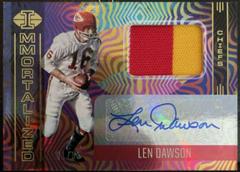 Len Dawson Football Cards 2021 Panini Illusions Immortalized Jersey Autographs Prices