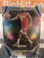 James Harden [Silver Prizm] #5 Basketball Cards 2019 Panini Prizm Fireworks Prices
