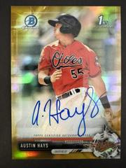 Austin Hays [Gold Refractor] Baseball Cards 2017 Bowman Chrome Prospects Autographs Prices