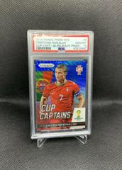 Cristiano Ronaldo [Blue and Red Wave Prizm] Soccer Cards 2014 Panini Prizm World Cup Captains Prices