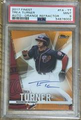 Trea Turner [Orange Refractor] #FA-TT Baseball Cards 2017 Topps Finest Autographs Prices