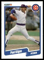 Paul Kilgus #34 Baseball Cards 1990 Fleer Prices