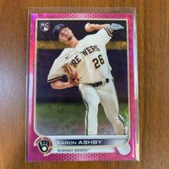 Aaron Ashby [Pink] #91 Baseball Cards 2022 Topps Chrome Logofractor Prices