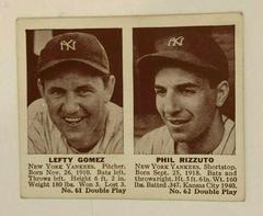 Lefty Gomez, Phil Rizzuto Baseball Cards 1941 Double Play Prices