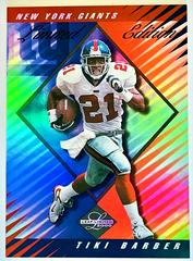 Tiki Barber [Limited Edition] #139 Football Cards 2000 Leaf Limited Prices