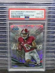 Bryce Young [Mini Diamond] #100 Football Cards 2022 Bowman's Best University Prices