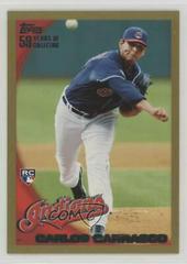 Carlos Carrasco #164 Baseball Cards 2010 Topps Prices