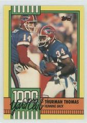Thurman Thomas #11 Football Cards 1990 Topps 1000 Yard Club Prices