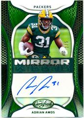 Adrian Amos [Green] #MS-AA Football Cards 2022 Panini Certified Mirror Signatures Prices