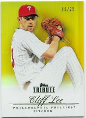 Cliff Lee [Gold] Baseball Cards 2012 Topps Tribute Prices