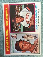 Father & Son [J. Coleman, J. Coleman Jr.] #68 Baseball Cards 1976 Topps Prices