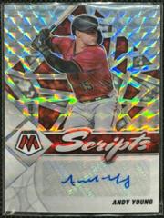 Andy Young #SC-AY Baseball Cards 2022 Panini Mosaic Scripts Autographs Prices