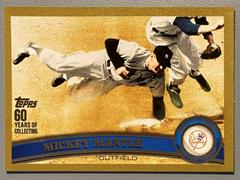 Mickey Mantle [Gold] #7 Baseball Cards 2011 Topps Prices