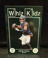 Justin Fields #WK-9 Football Cards 2023 Panini Donruss Elite Whiz Kidz Prices
