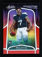 Malik Willis [Spectrum Red] #INT-2 Football Cards 2022 Panini Absolute Introductions Prices