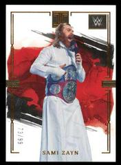 Sami Zayn #7 Wrestling Cards 2023 Panini Impeccable WWE Prices