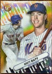 Brett Baty [Gold] Baseball Cards 2023 Topps Pristine Fresh Faces Prices