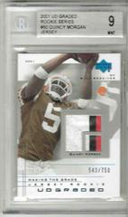 Quincy Morgan [Jersey] Football Cards 2001 Upper Deck Graded Prices
