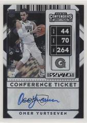 Omer Yurtseven [Conference Autograph Ticket] Basketball Cards 2020 Panini Contenders Draft Picks Prices