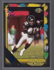 Andre Rison [5 Stripe] #71 Football Cards 1991 Wild Card Prices