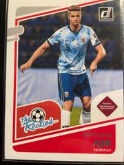 Kristoffer Ajer #8 Soccer Cards 2021 Panini Donruss Road to Qatar The Rookies Prices