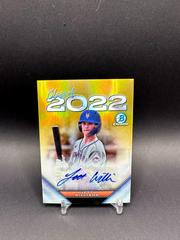Jett Williams [Gold] Baseball Cards 2022 Bowman Draft Class of Autographs Prices