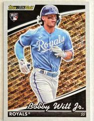 Bobby Witt Jr. Baseball Cards 2022 Topps Update Black Gold Prices