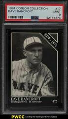 Dave Bancroft #17 Baseball Cards 1991 Conlon Collection Prices
