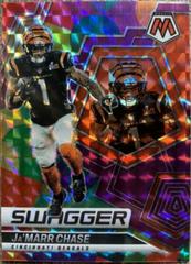 Ja'Marr Chase [Purple] Football Cards 2022 Panini Mosaic Swagger Prices