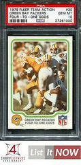 Green Bay Packers [Four to One Odds] #20 Football Cards 1979 Fleer Team Action Prices